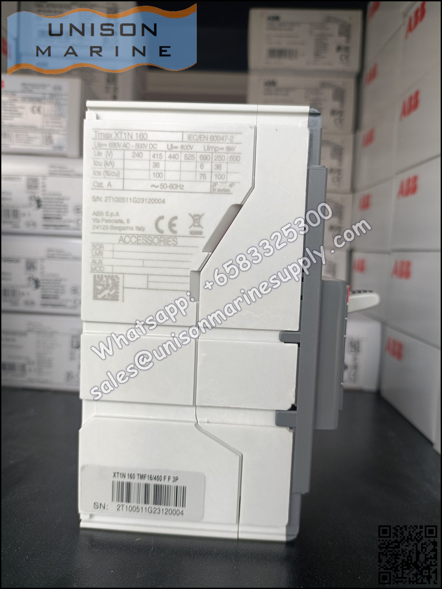 ABB SACE Tmax XT Circuit Breakers: XT1N160