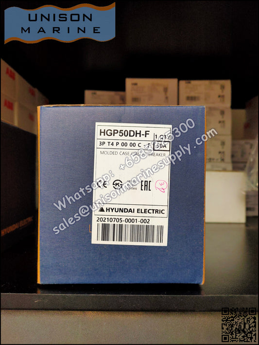 Hyundai Marine Circuit Breaker (MCCB) - HGP50DH 3P Fixed / Plug-in Type