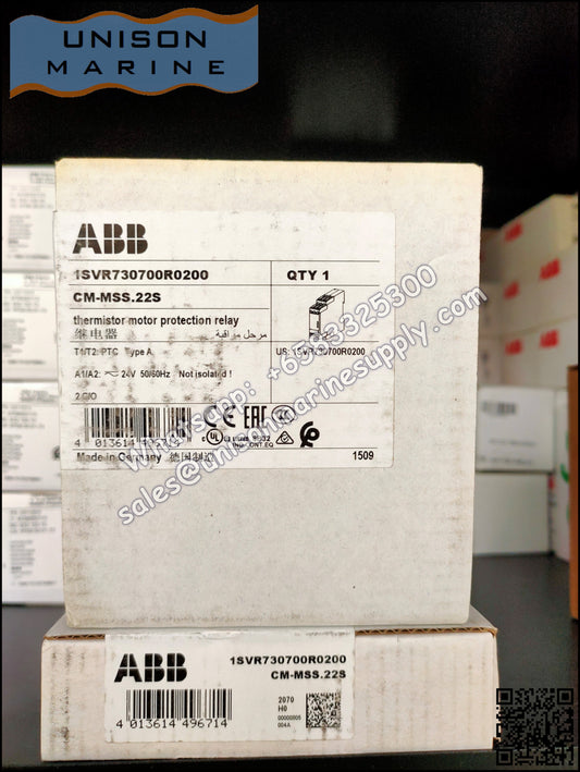 ABB Temperature Monitoring Relay, CM-MSS.22S AC/DC24V