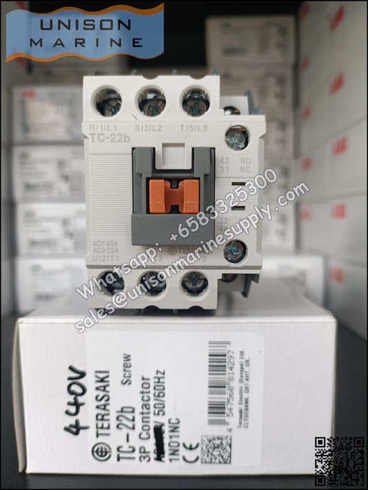 TERASAKI Marine Magnetic Contactors，TC-22b