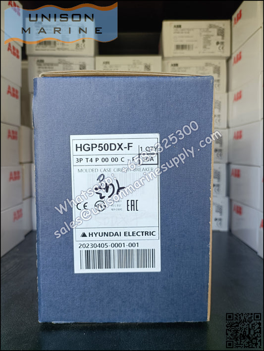 Hyundai Marine Circuit Breaker (MCCB) - HGP50DX 3P Fixed / Plug-in Type