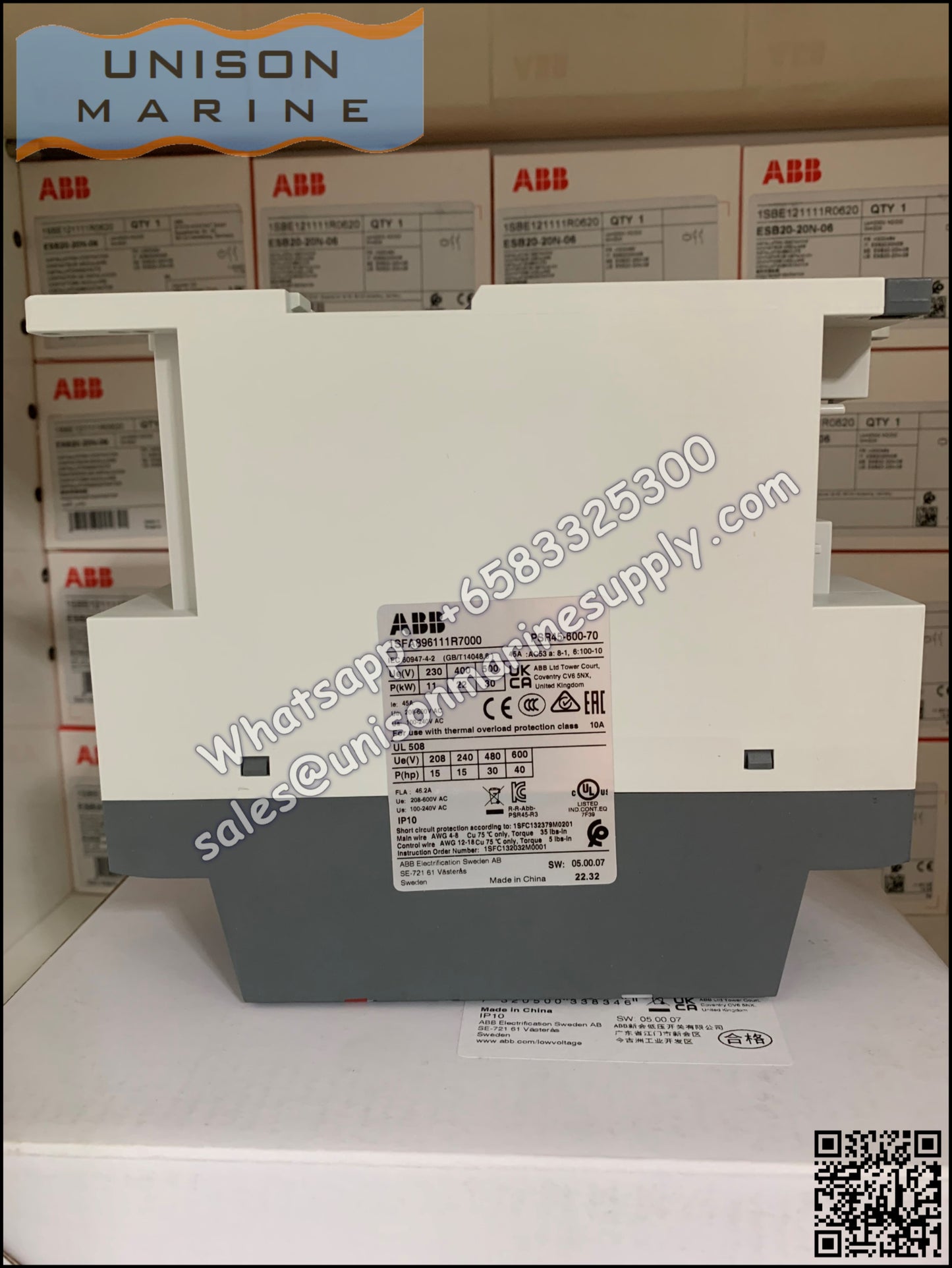 ABB PSR Softstarter PSR45-600-70 / PSR45-600-11