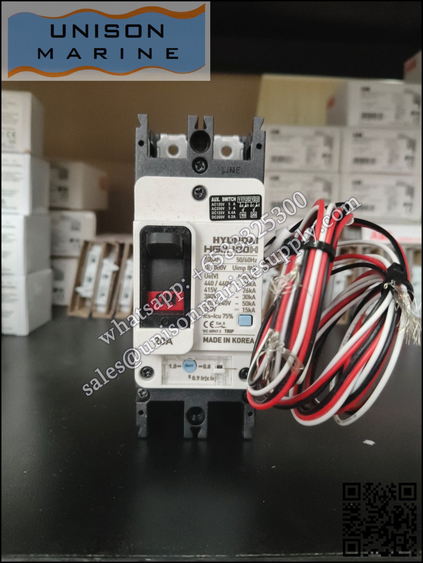 Hyundai Marine Circuit Breaker (MCCB) - HGM100H 2PT4S2000C 00020F