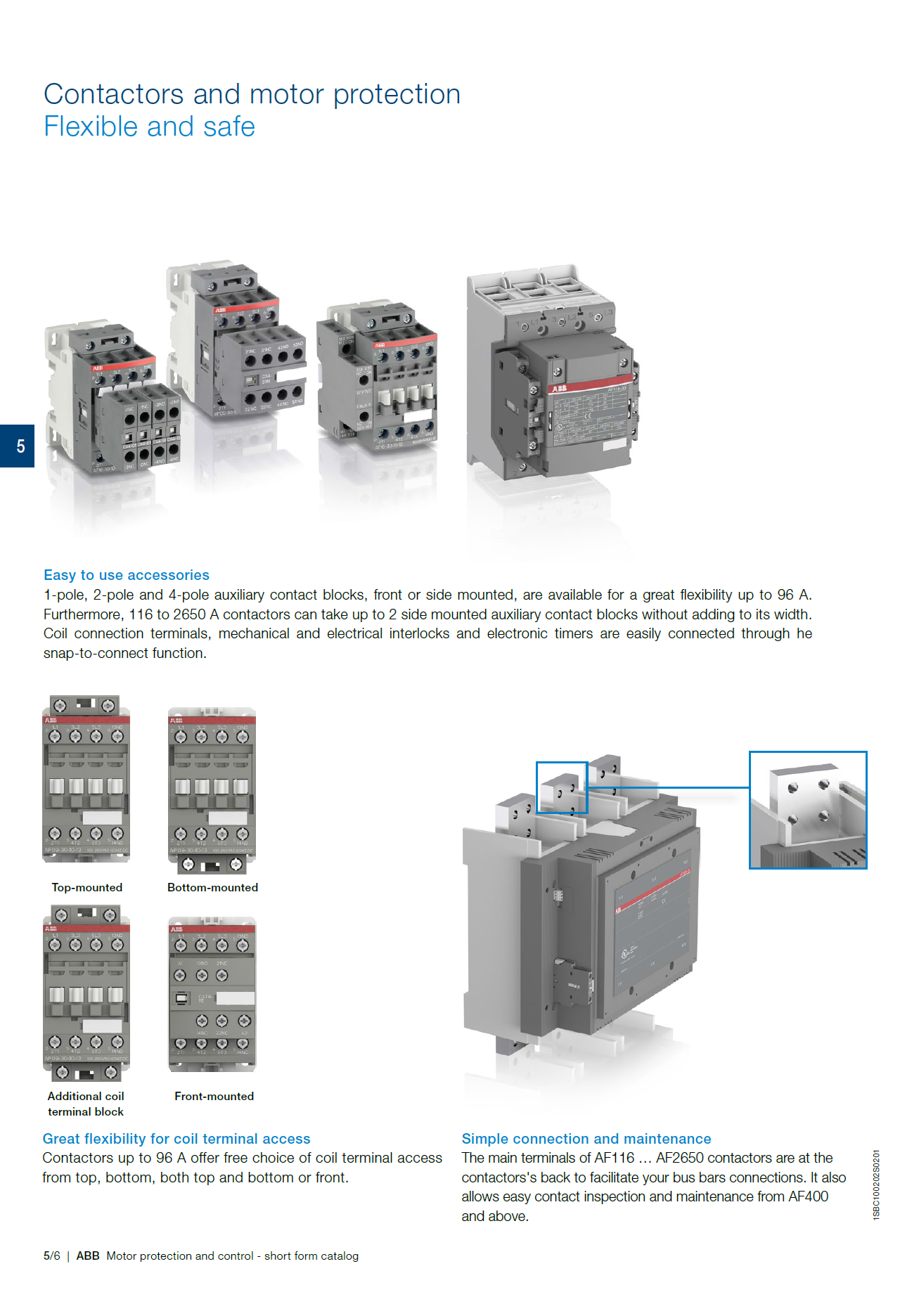 ABB Magnetic Contactors AF Series : AF95-30-11-14