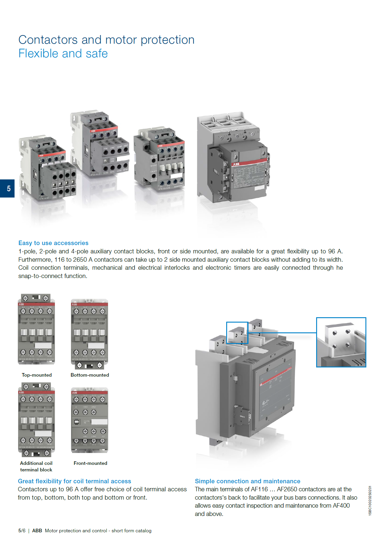 ABB Magnetic Contactors AF Series : AF16-30-01-11