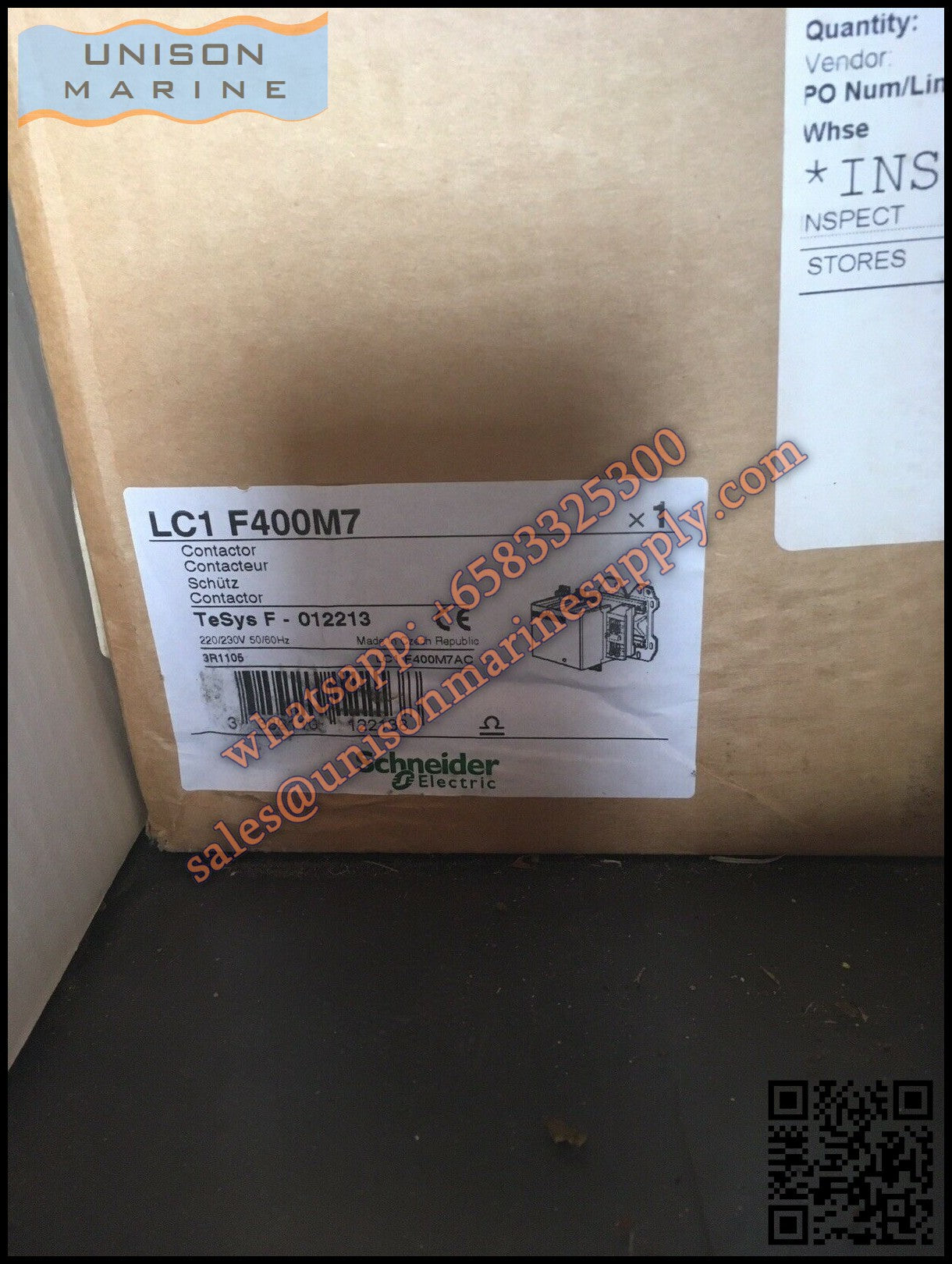 Schneider TeSys Deca Contactors : LC1F400M7