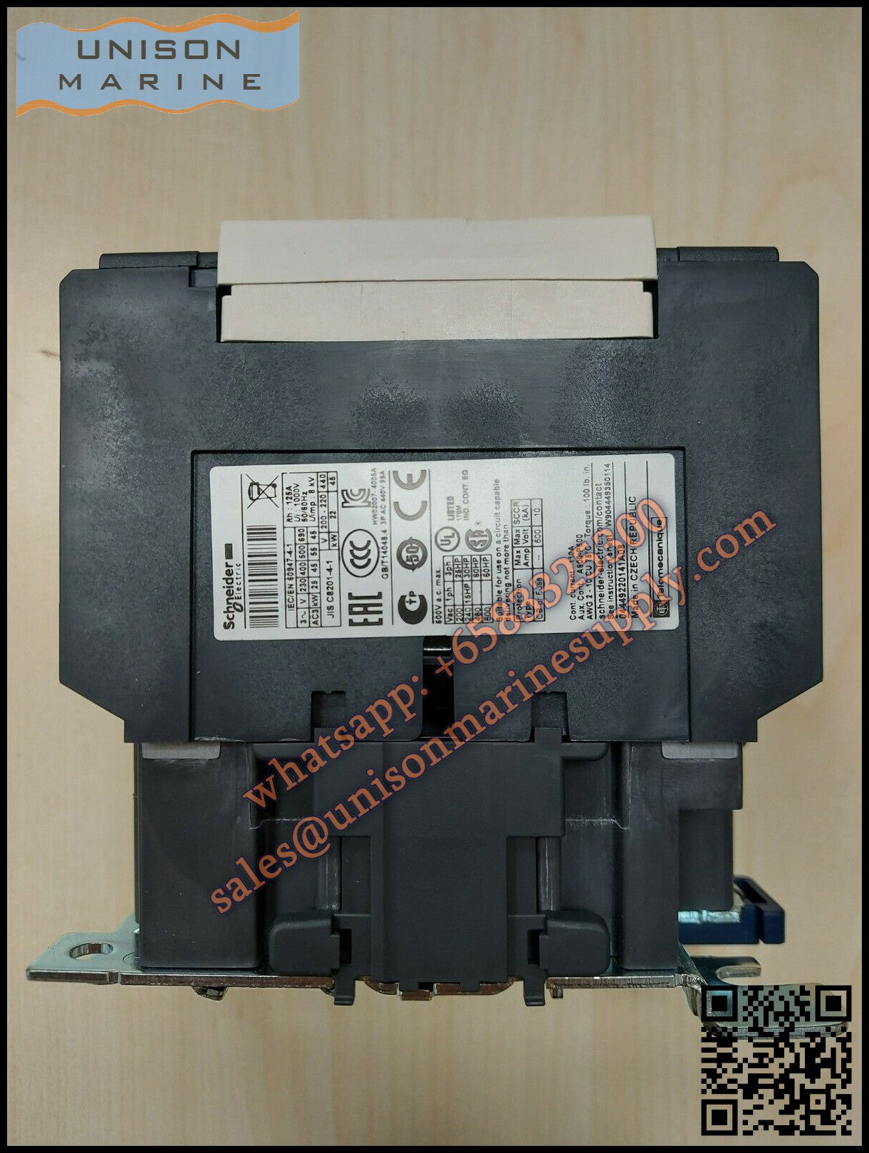 Schneider TeSys Deca Contactors : LC1D95M7