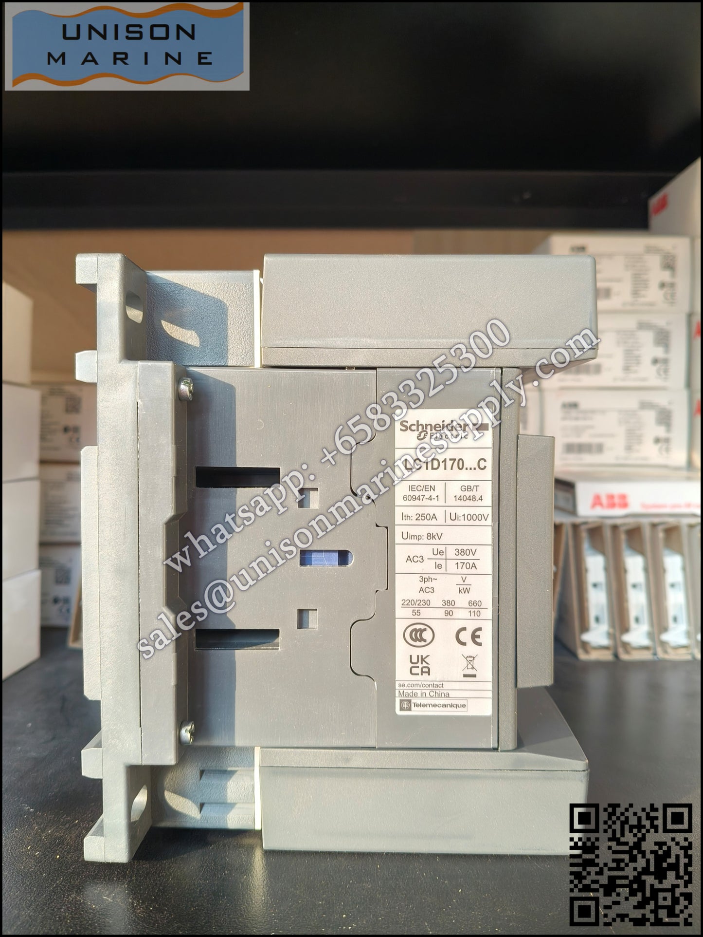 Schneider TeSys Deca Contactors: LC1D17000M7C