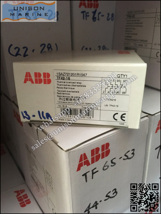 ABB Thermal Overload Relay 1 NO/1 NC:TF42-16（13...16A）,1SAZ721201R1047