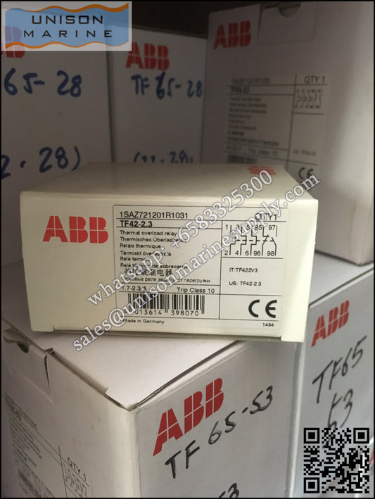 ABB Thermal Overload Relay 1 NO/1 NC:TF42-2.3（ 1.7...2.3A）,1SAZ721201R1031