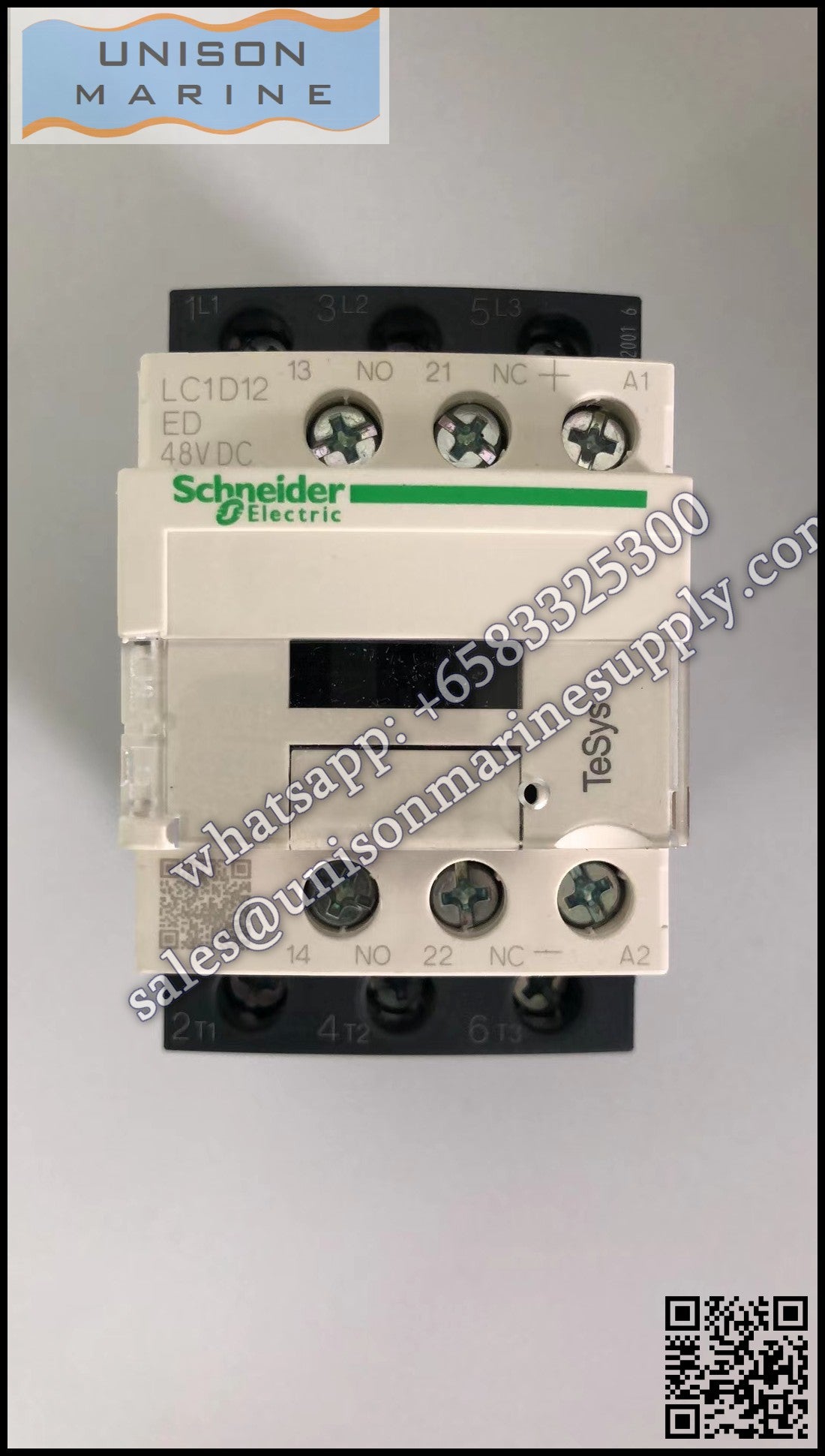 Schneider TeSys Deca Contactors : LC1D12ED7C