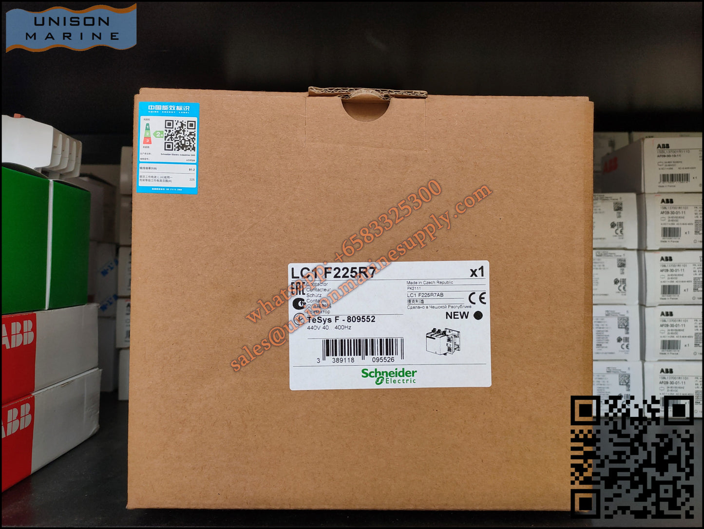 Schneider TeSys Deca Contactors : LC1F225R7