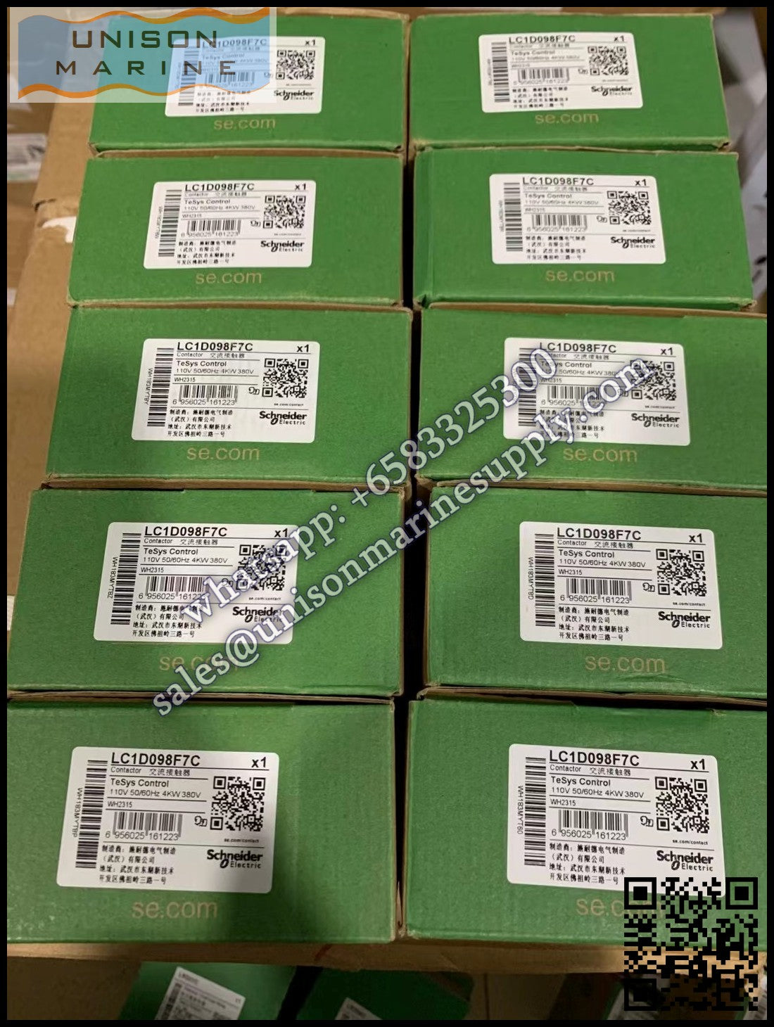 Schneider TeSys Deca Contactors: LC1D098F7C