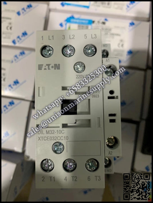 Eaton DILM Contactor, DILM32-10C 220V 50/60Hz Coil  3-Pole