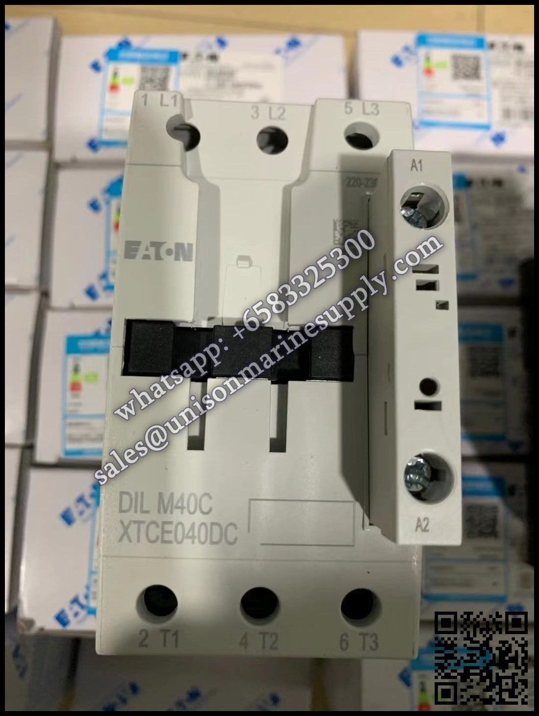 Eaton DILM Contactor, DILM40C 220-230V 50Hz Coil 3-Pole