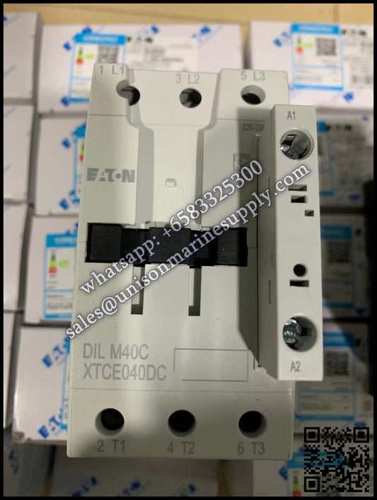 Eaton DILM Contactor, DILM40C 220-230V 50Hz Coil 3-Pole