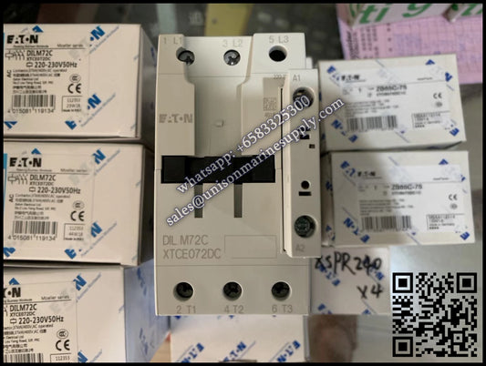 Eaton DILM Contactor, DILM72C 220-230V 50Hz Coil 3-Pole