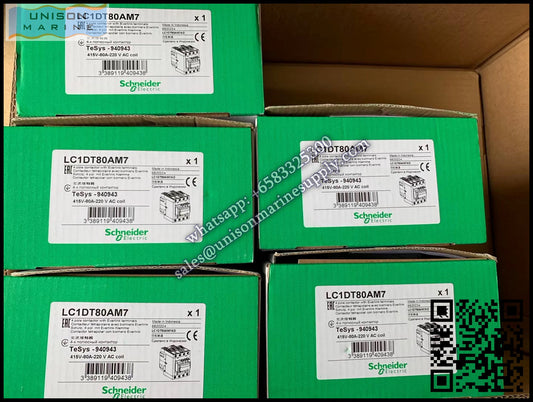 Schneider TeSys Deca Contactors: LC1DT80AM7