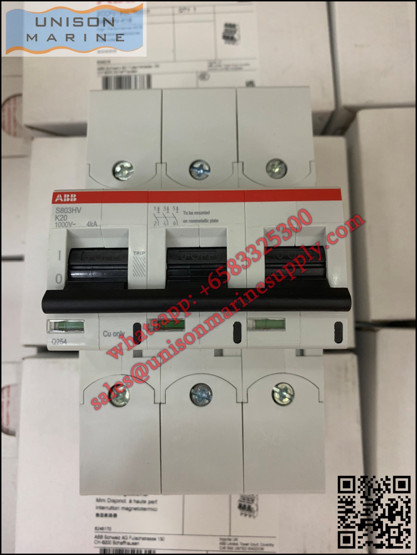 ABB High Performance MCB: S803HV-K20, 2CCF019038R0001