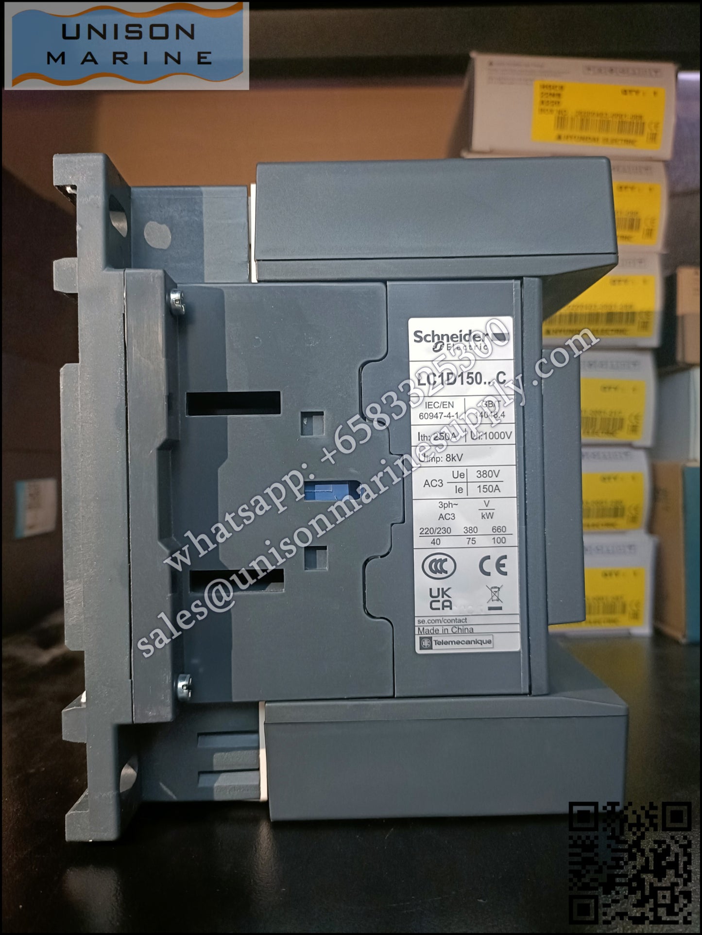 Schneider TeSys Deca Contactors: LC1D15000M7C